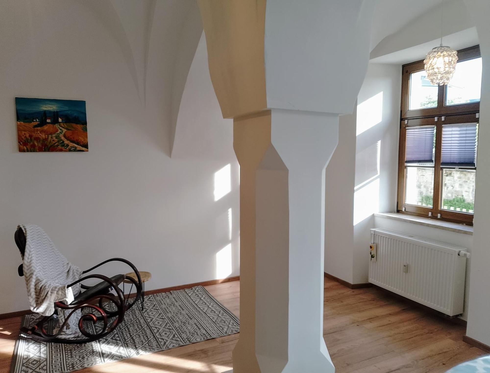 Ferienwohnung Im Rittergut Plohn 300 Meter Zum Freizeitpark Lengenfeld  エクステリア 写真
